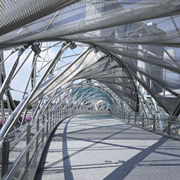 helix bridge – singapore- 2205 duplex stainless steel – 256