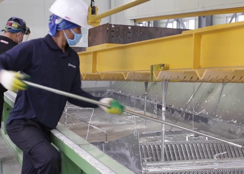 Hot dip galvanizing plant in South Korea_asremavad
